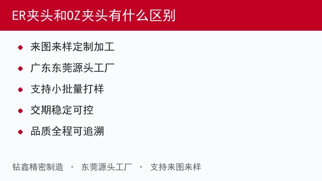 ER夹头和OZ夹头有什么区别