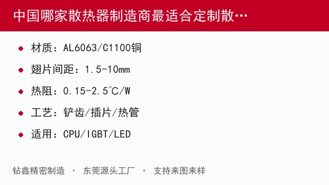 中国哪家散热器制造商最适合定制散热解决方案？