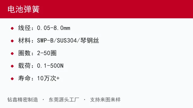电池弹簧