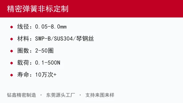 精密弹簧非标定制